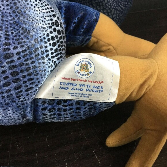 Build-A-Bear -Dinosaur Set - Brachiosaurus & Pterodactyl - Blue & Green Plushies - Picture 6 of 6